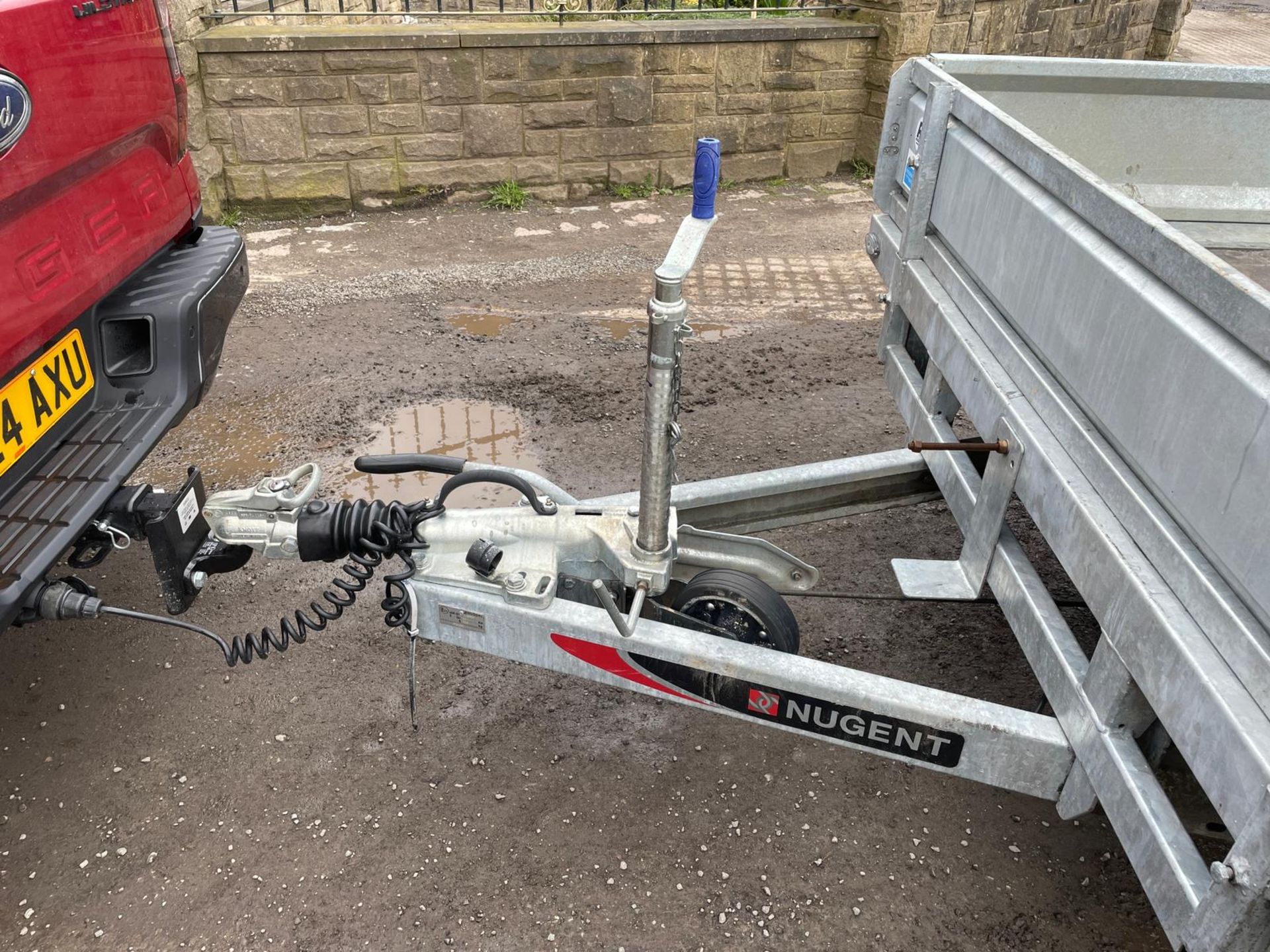 2022 NUGENT F5520T 3.5 TON TRI AXLE FLATBED TRAILER WITH SIDE AND REAR RAMP DOOR *PLUS VAT* - Image 9 of 9