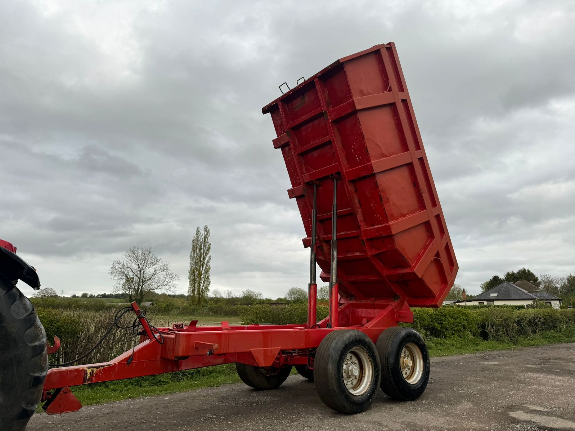 16 TON TWIN AXEL TRACTOR DUMP TRAILER *PLUS VAT* - Image 10 of 14