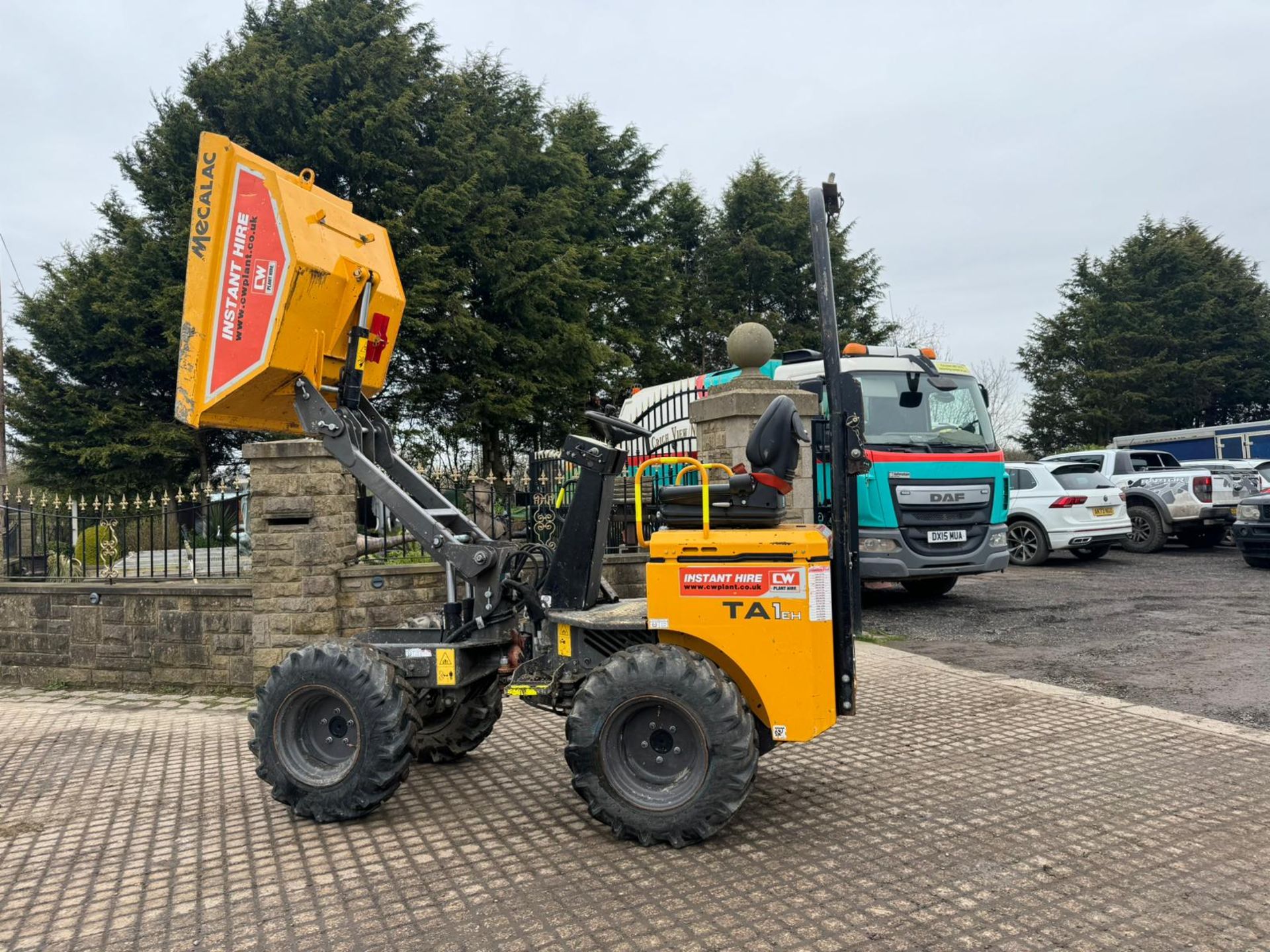 2018 MECALAC TA1EH 1 TON HIGH TIP DUMPER *PLUS VAT* - Image 6 of 15