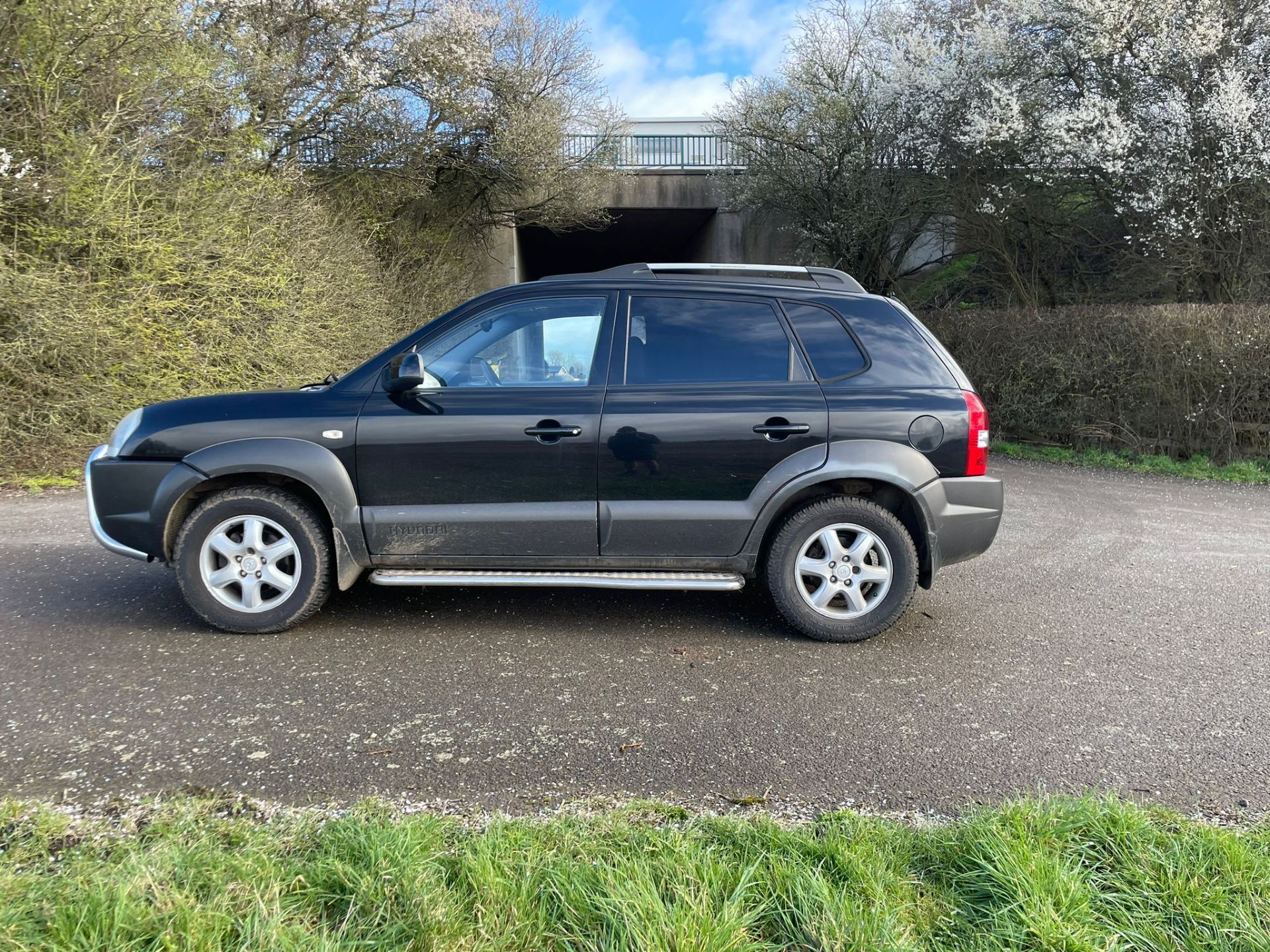 2005/05 REG HYUNDAI TUCSON CRTD CDX 2.0 DIESEL MANUAL BLACK *NO VAT* - Image 4 of 16