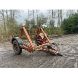 SEB PIPE TRAILER CABLE TRAILER *PLUS VAT*