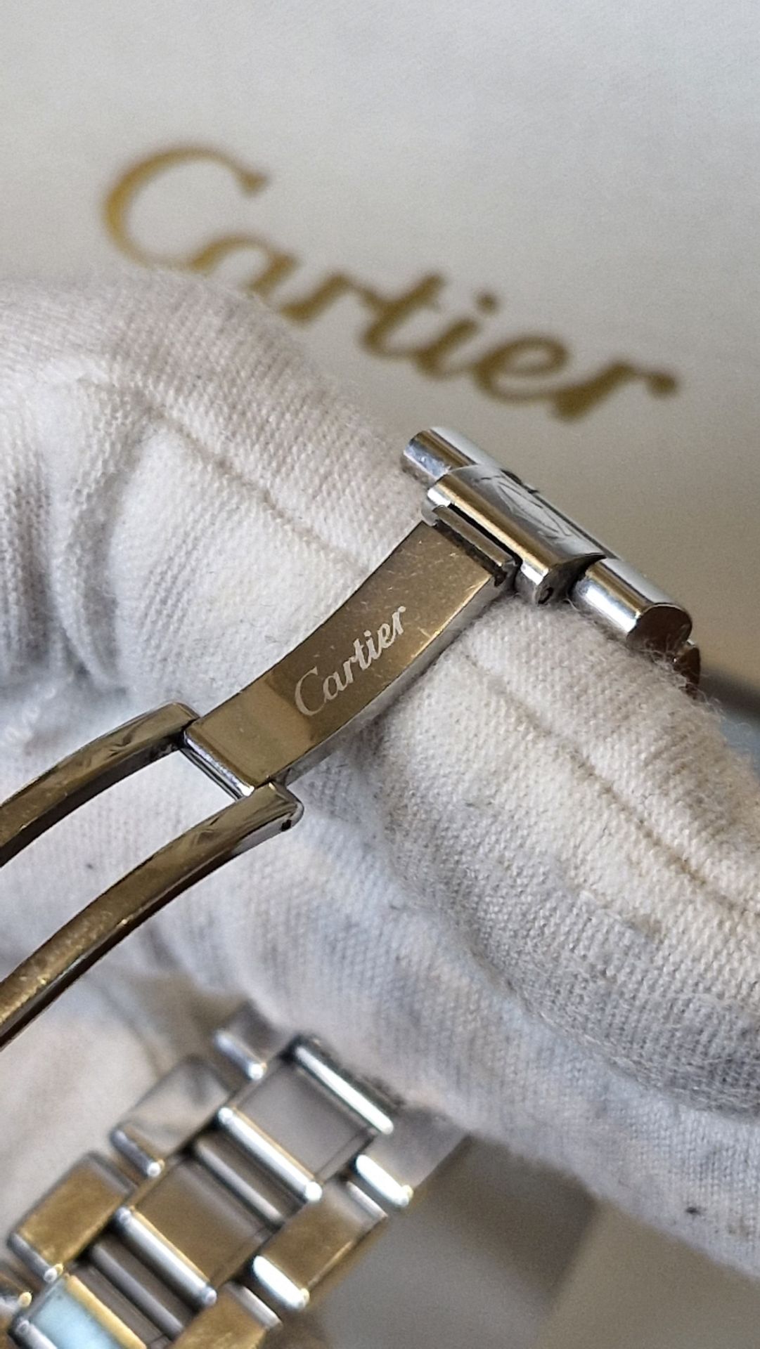 Cartier Ladies Watch Stainless Steel, Box & Papers, NO VAT - Bild 3 aus 9