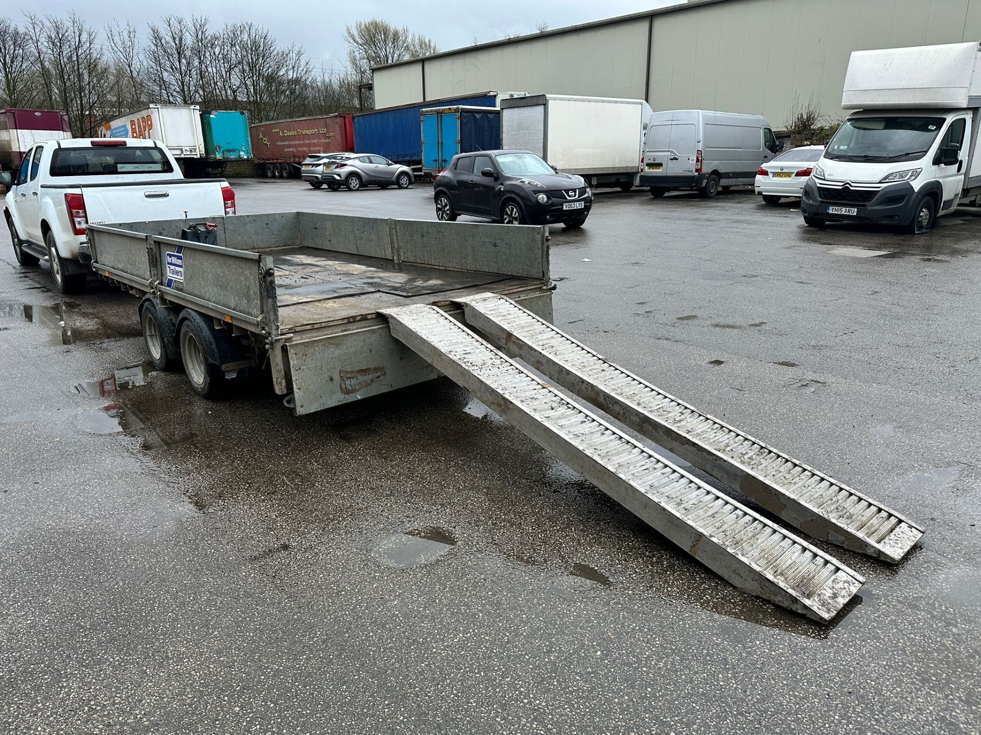 2014 IFOR WILLIAMS LM126G 3.5 TON TWIN AXLE FLATBED TRAILER *PLUS VAT* - Image 7 of 10