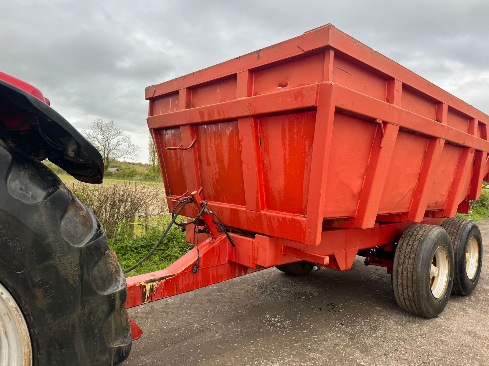 16 TON TWIN AXEL TRACTOR DUMP TRAILER *PLUS VAT* - Image 3 of 14