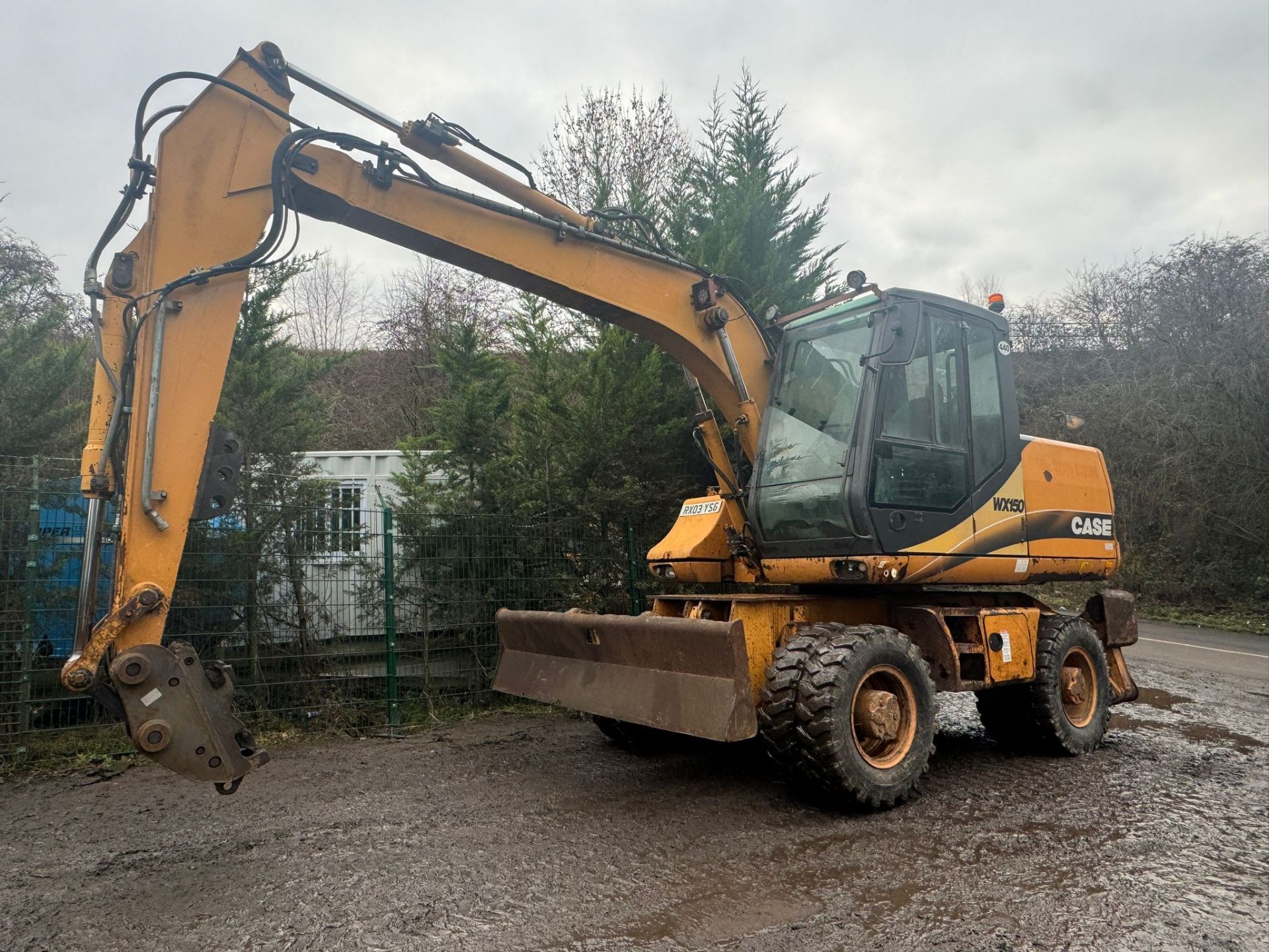 CASE WX150 WHEELED EXCAVATOR WITH FRONT BLADE *PLUS VAT* - Image 7 of 17