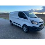 2016/66 REG FORD TRANSIT CUSTOM 290 TREND E-TEC 2.2 DIESEL PANEL VAN, SHOWING 1 FORMER KEEPER