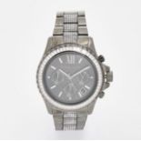 MICHAEL KORS - Gunmetal Tone Embellished Watch *NO VAT*