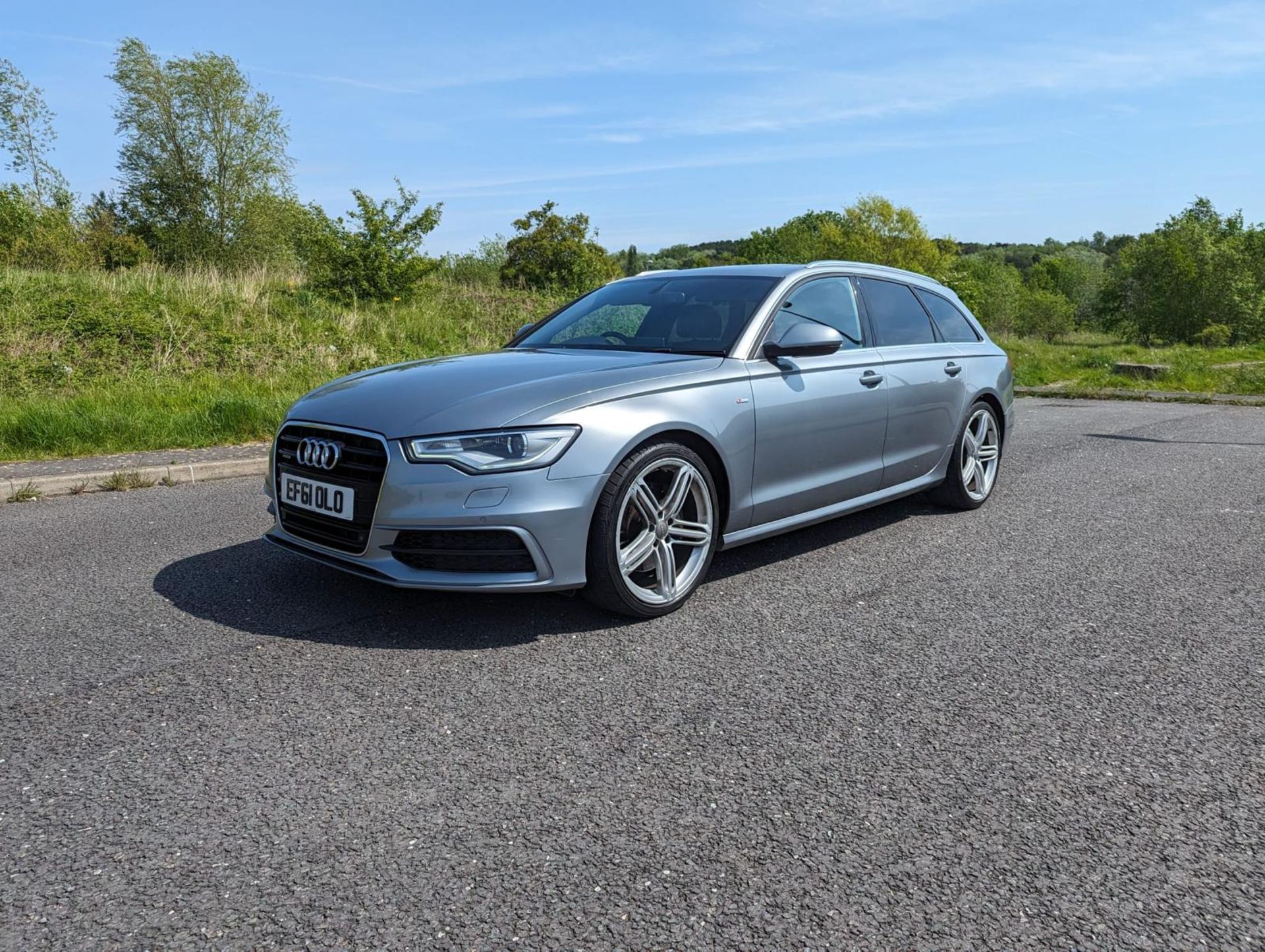 2012/61 REG AUDI A6 S LINE TDI 3.0 DIESEL QUATTRO AUTOMATIC GREY ESTATE, SHOWING 3 FORMER KEEPERS - Image 4 of 49