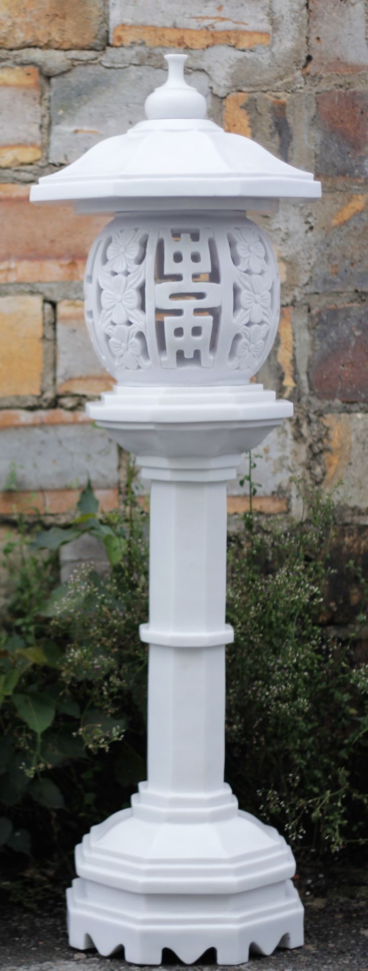 1 x Oriental Lantern L WH *PLUS VAT*