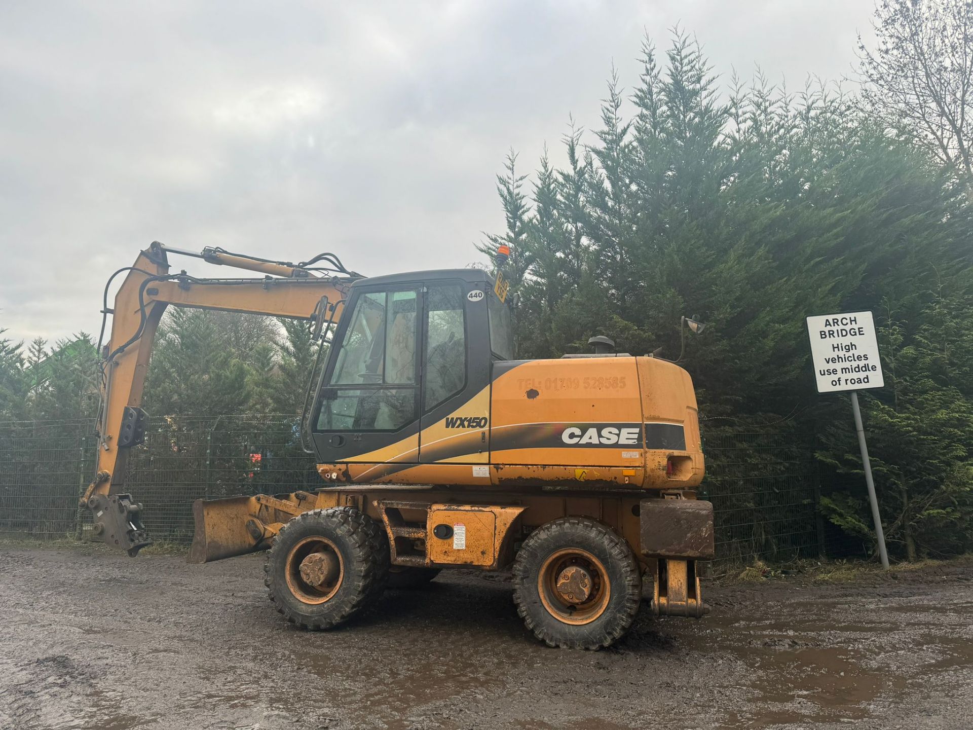 CASE WX150 WHEELED EXCAVATOR WITH FRONT BLADE *PLUS VAT* - Image 11 of 17
