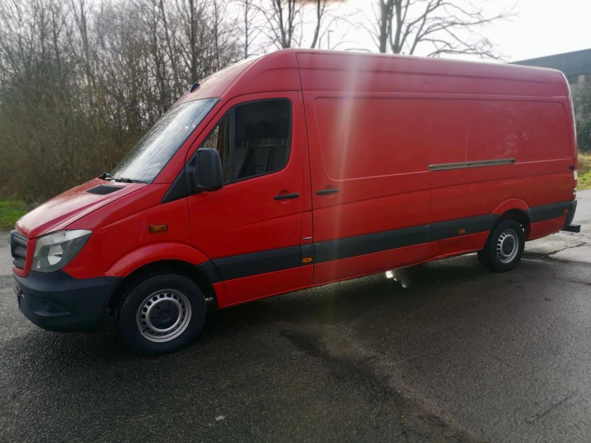 2013 MERCEDES-BENZ SPRINTER 313 CDI RED PANEL VAN *NO VAT* - Image 4 of 13