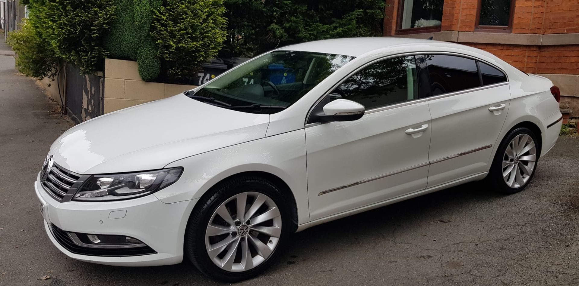 2016 VOLKSWAGEN CC GT BLUEMOTION TECHN TDI S-A WHITE COUPE *NO VAT* - Image 3 of 12