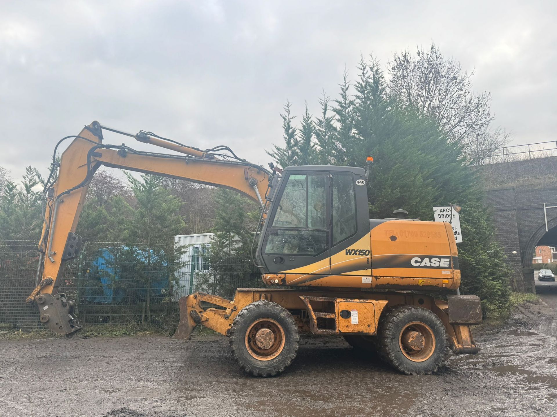 CASE WX150 WHEELED EXCAVATOR WITH FRONT BLADE *PLUS VAT* - Image 12 of 17