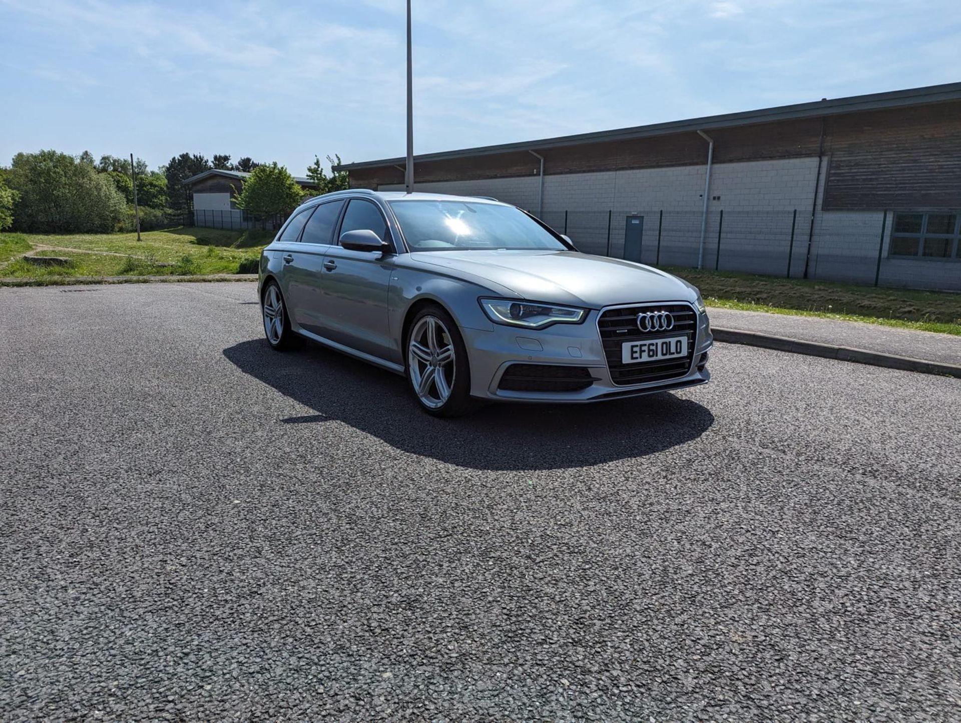 2012/61 REG AUDI A6 S LINE TDI 3.0 DIESEL QUATTRO AUTOMATIC GREY ESTATE, SHOWING 3 FORMER KEEPERS