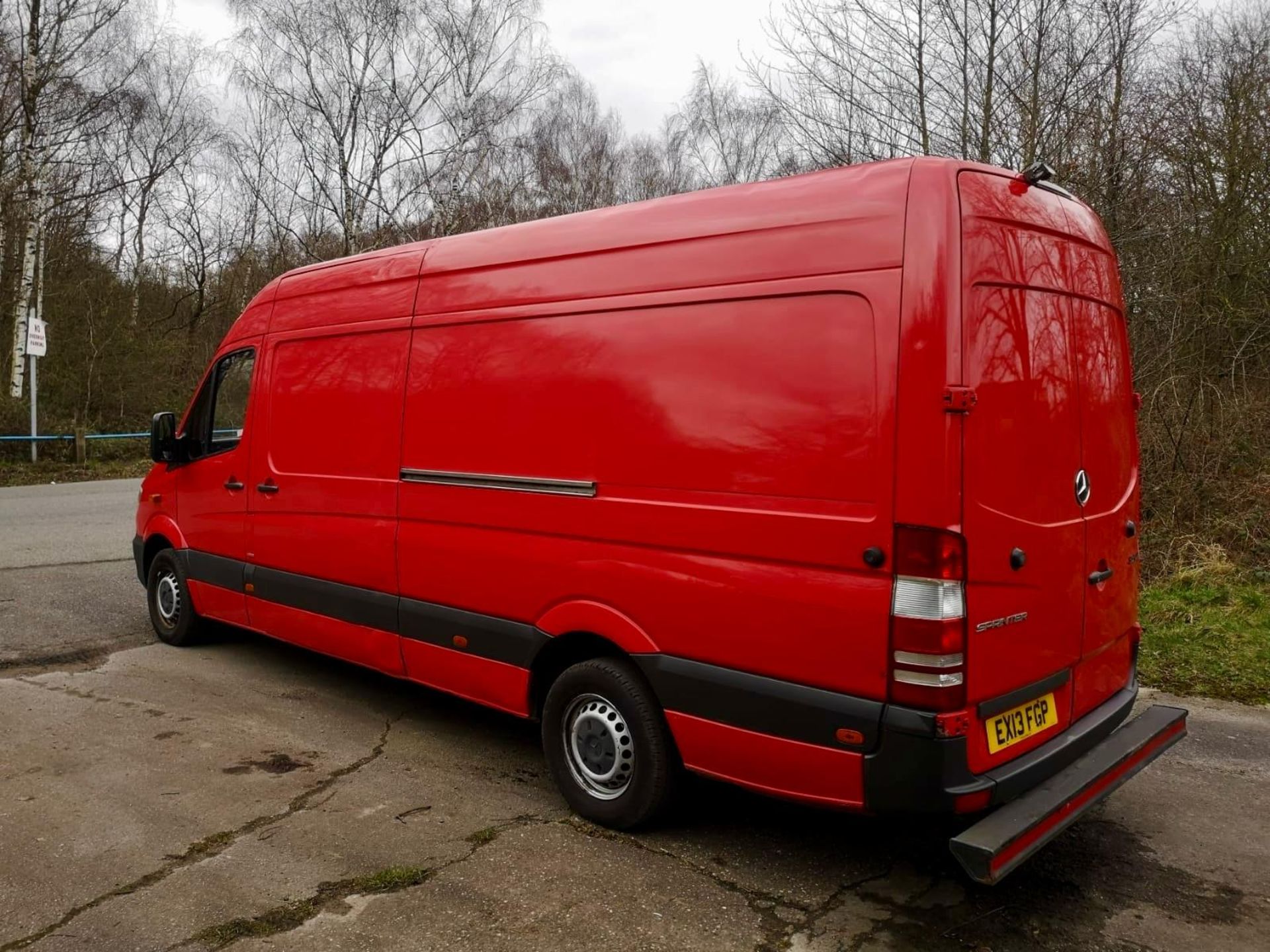 2013 MERCEDES-BENZ SPRINTER 313 CDI RED PANEL VAN *NO VAT* - Image 3 of 12