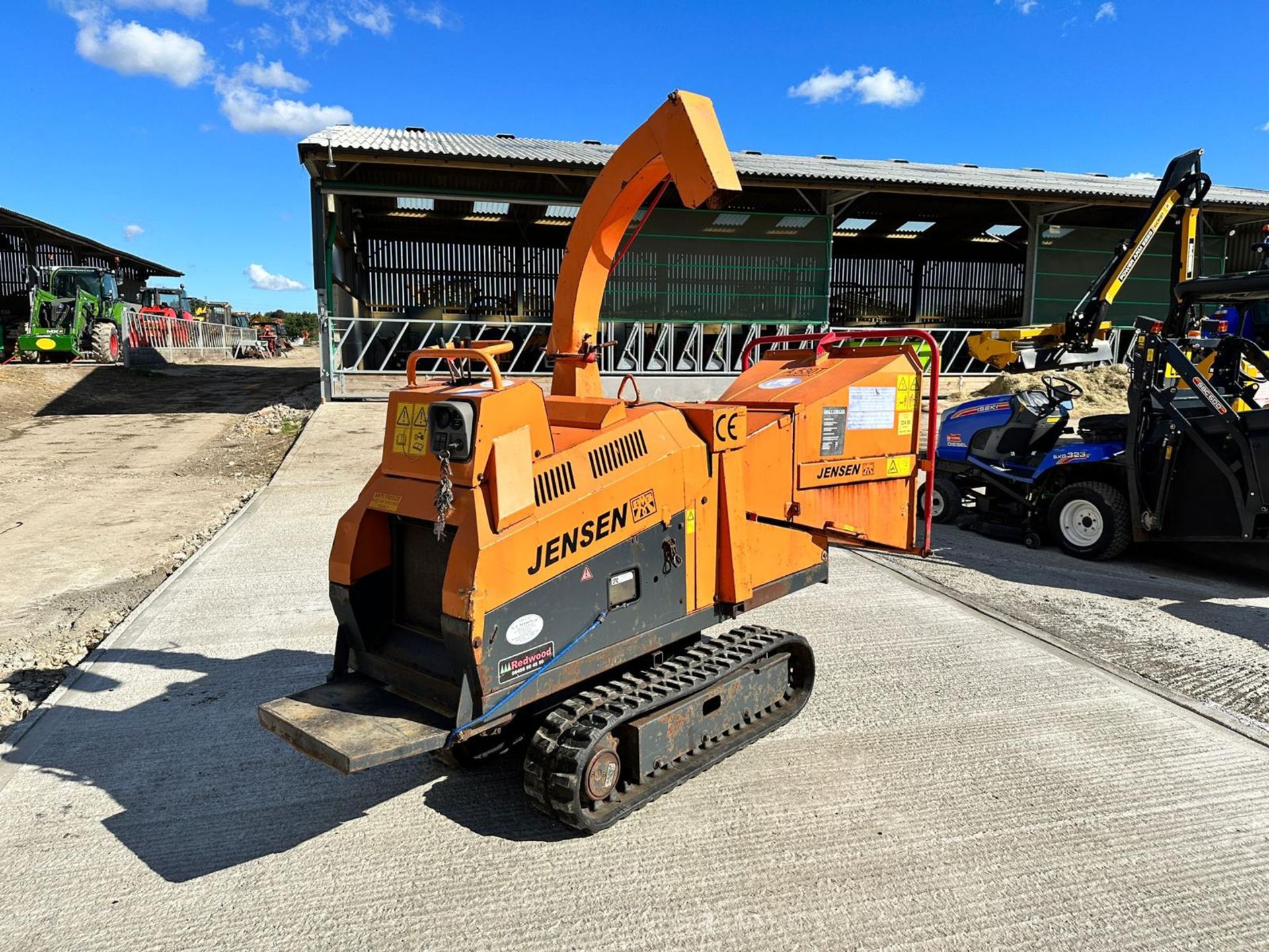 Jensen A530T Diesel Tracked Woodchipper, Runs Drives And Chips, Showing A Low 2669 Hours! *PLUS VAT* - Image 4 of 17