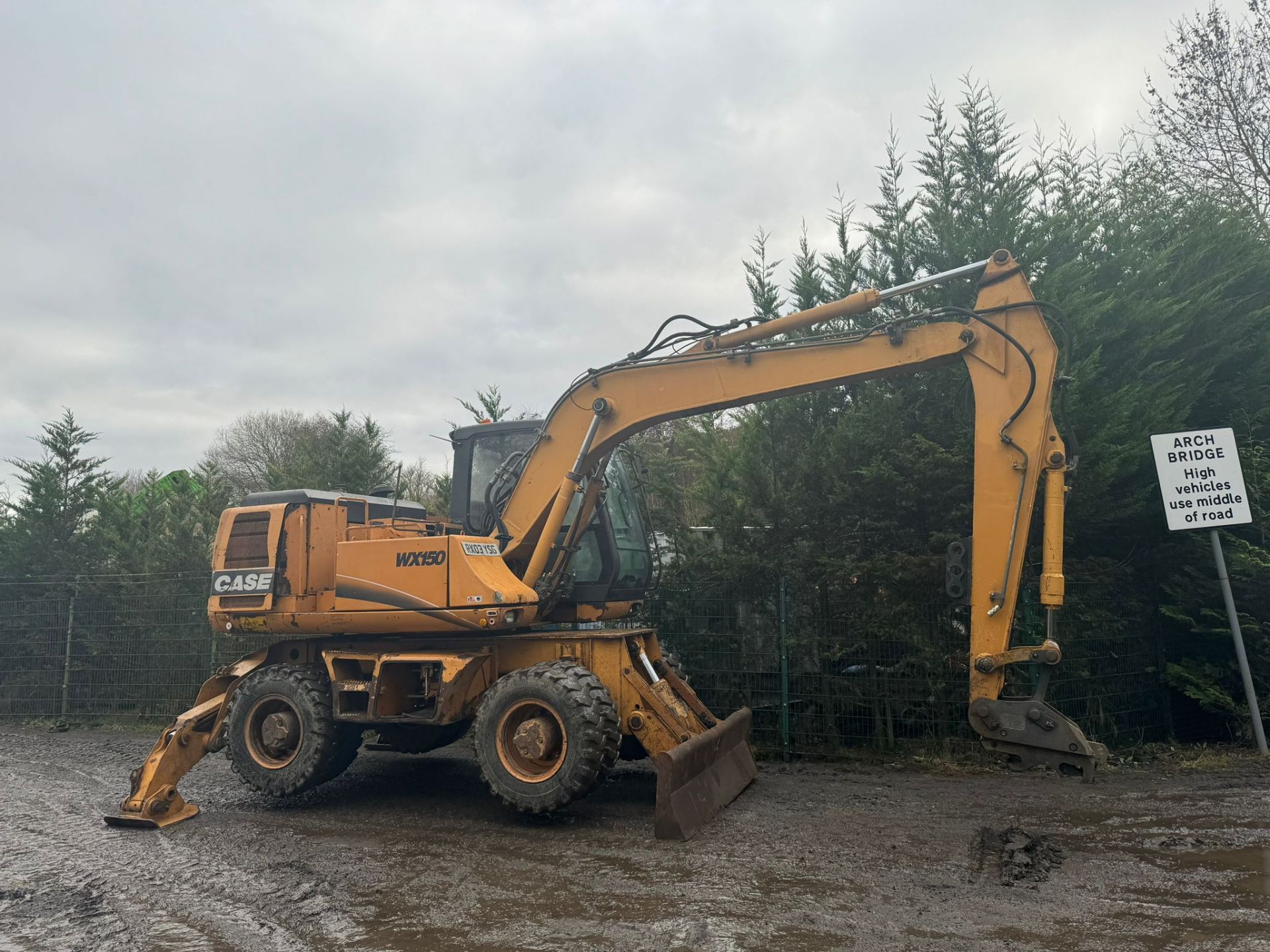 CASE WX150 WHEELED EXCAVATOR WITH FRONT BLADE *PLUS VAT* - Image 16 of 17