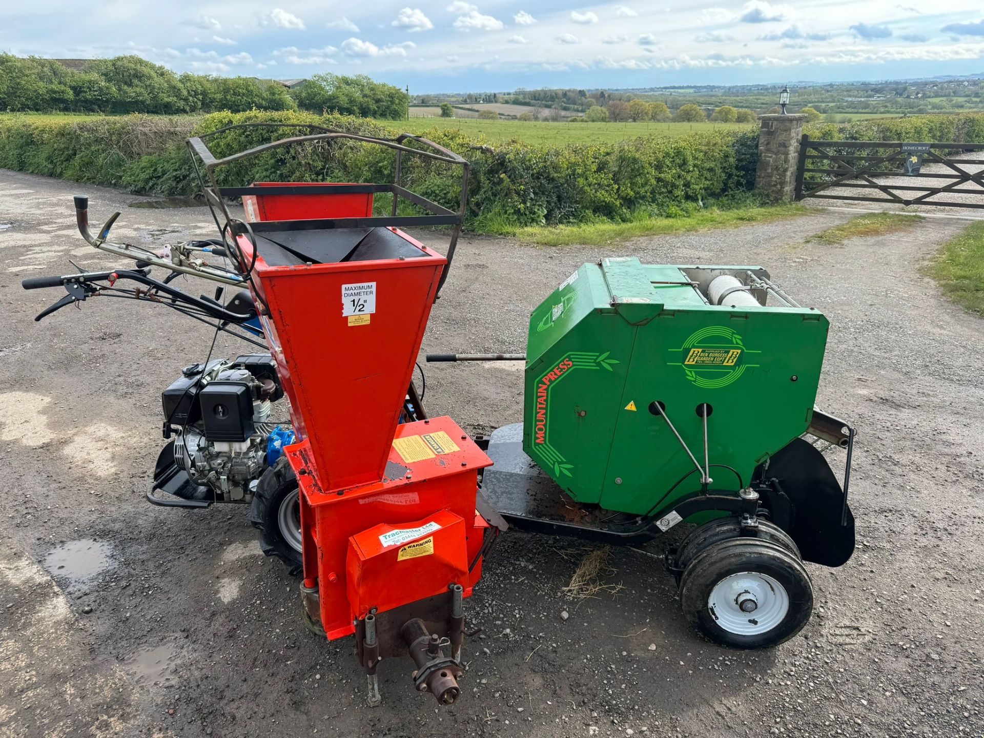 BCS TRACMASTER MINI BALER WITH WOOD CHIPPER HONDA ENGINE *PLUS VAT* - Image 17 of 17