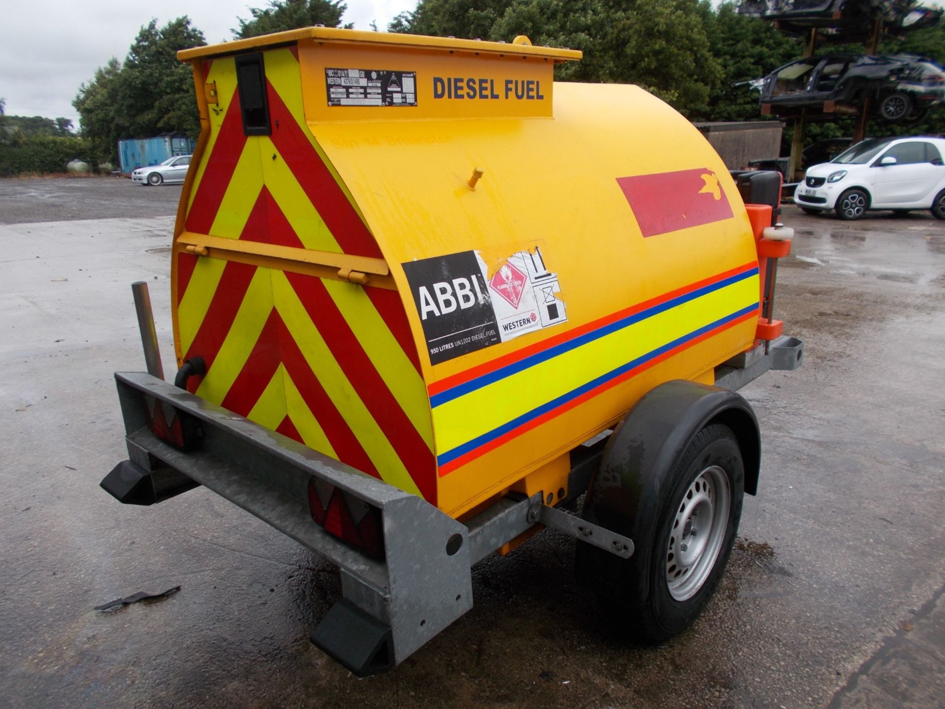 2008 WESTERN 210A 950 LITRE DIESEL FUEL BOWSER *PLUS VAT* - Image 5 of 24