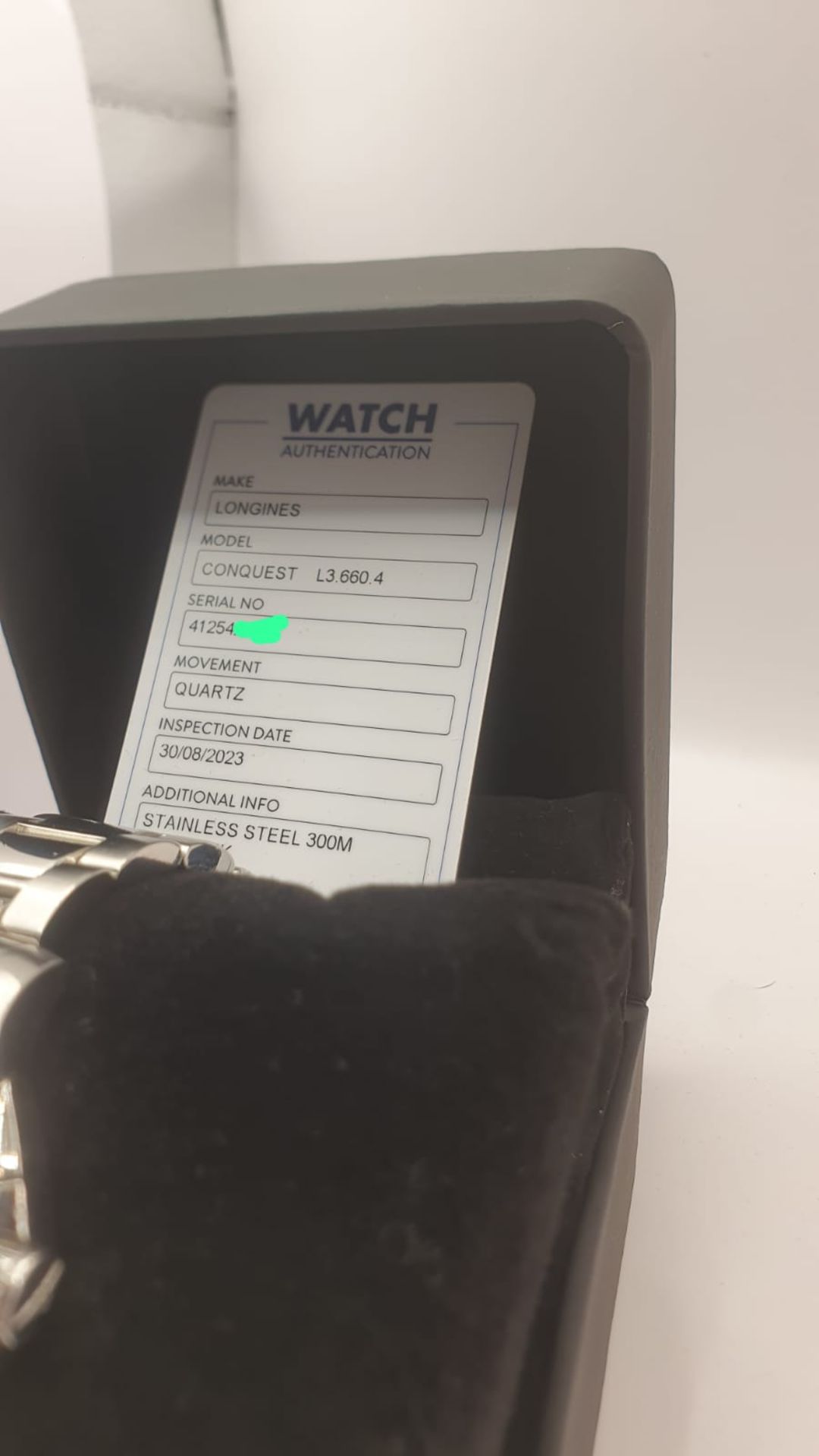LONGINES CONQUEST Chrono Silver Dial Mens Swiss Watch NO VAT - Bild 6 aus 14