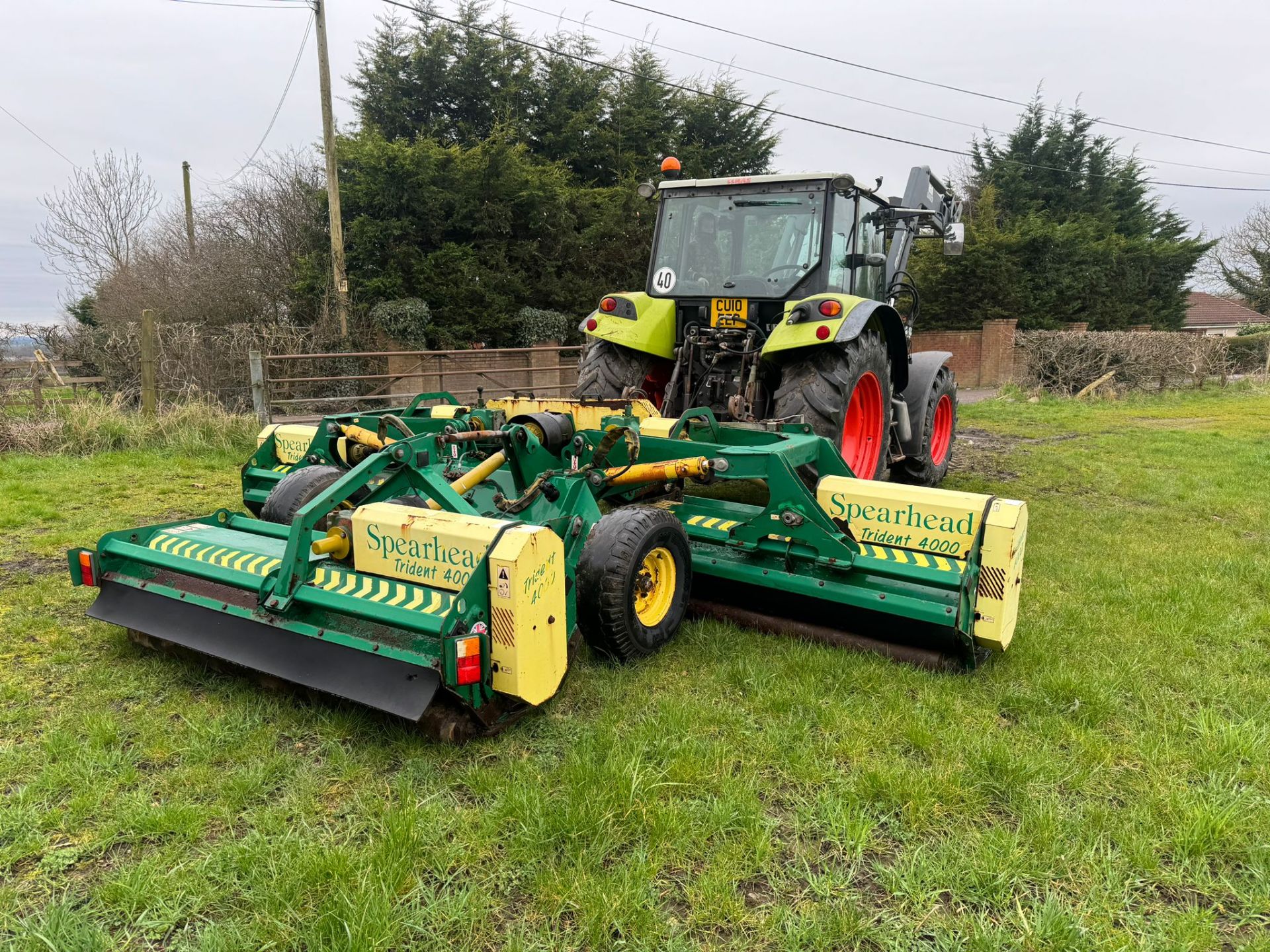 SPEARHEAD TRIDENT 4000 3 GANG TOWBEHIND FLAIL MOWER *PLUS VAT* - Image 2 of 12