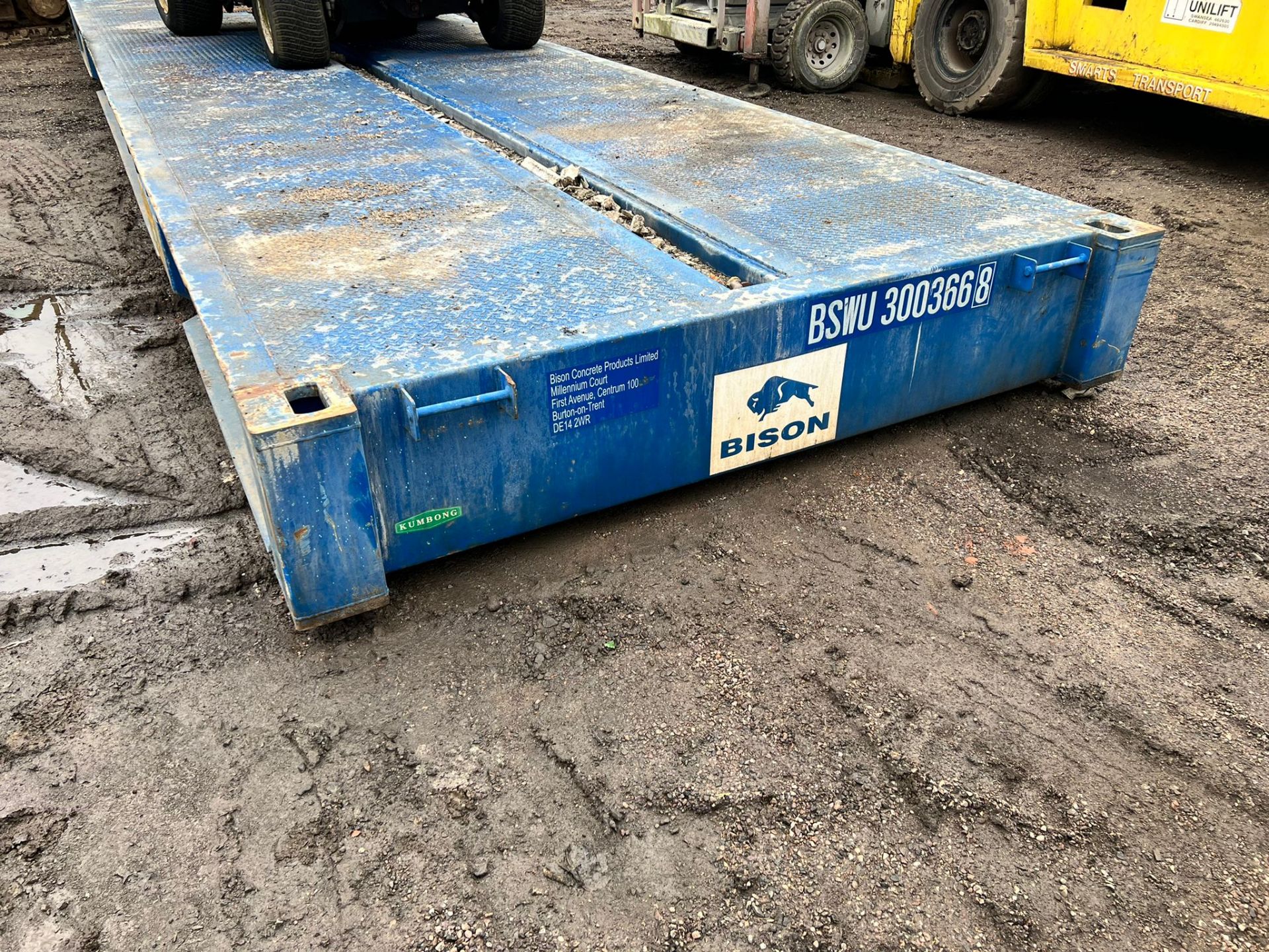 BISON 30ft FLAT RACK BRIDGE, MAXIMUM GROSS WEIGHT 28000kg, YOU ARE BIDDING FOR THE BRIDGE ONLY - Bild 6 aus 11