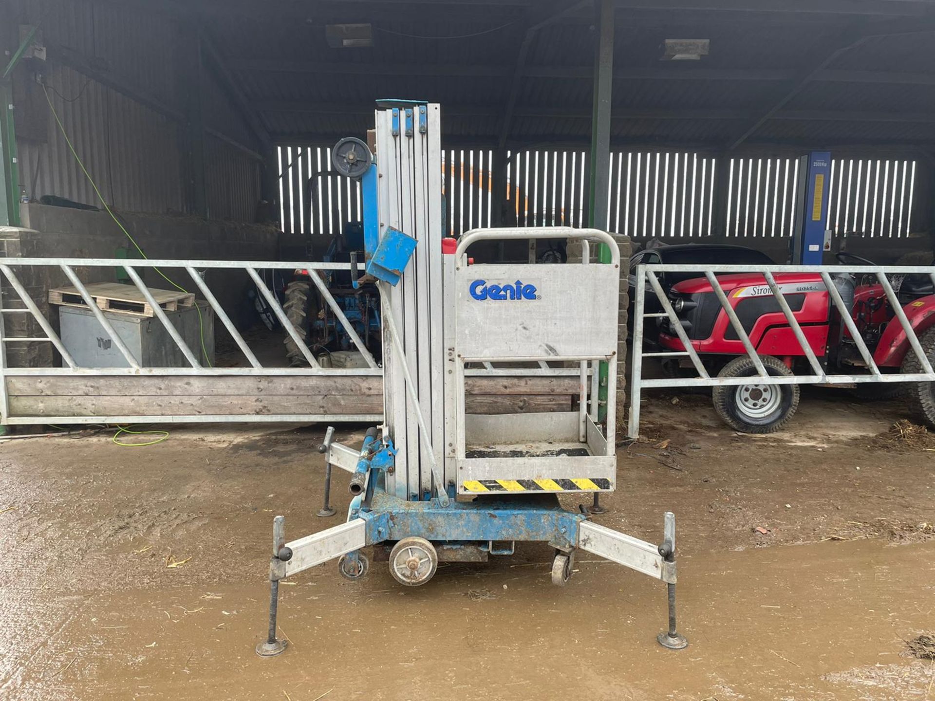 Genie AWP-19 Electric Scissor Lift Maximum Height 19FT High 4 Support Legs *PLUS VAT* - Image 2 of 6