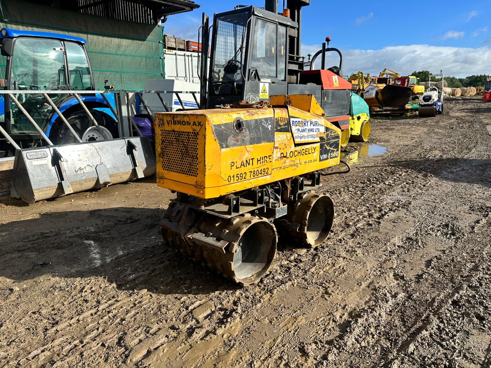 2007 JCB VIBROMAX VM1500 REMOTE CONTROLLED TRENCH ROLLER *PLUS VAT* - Image 5 of 13