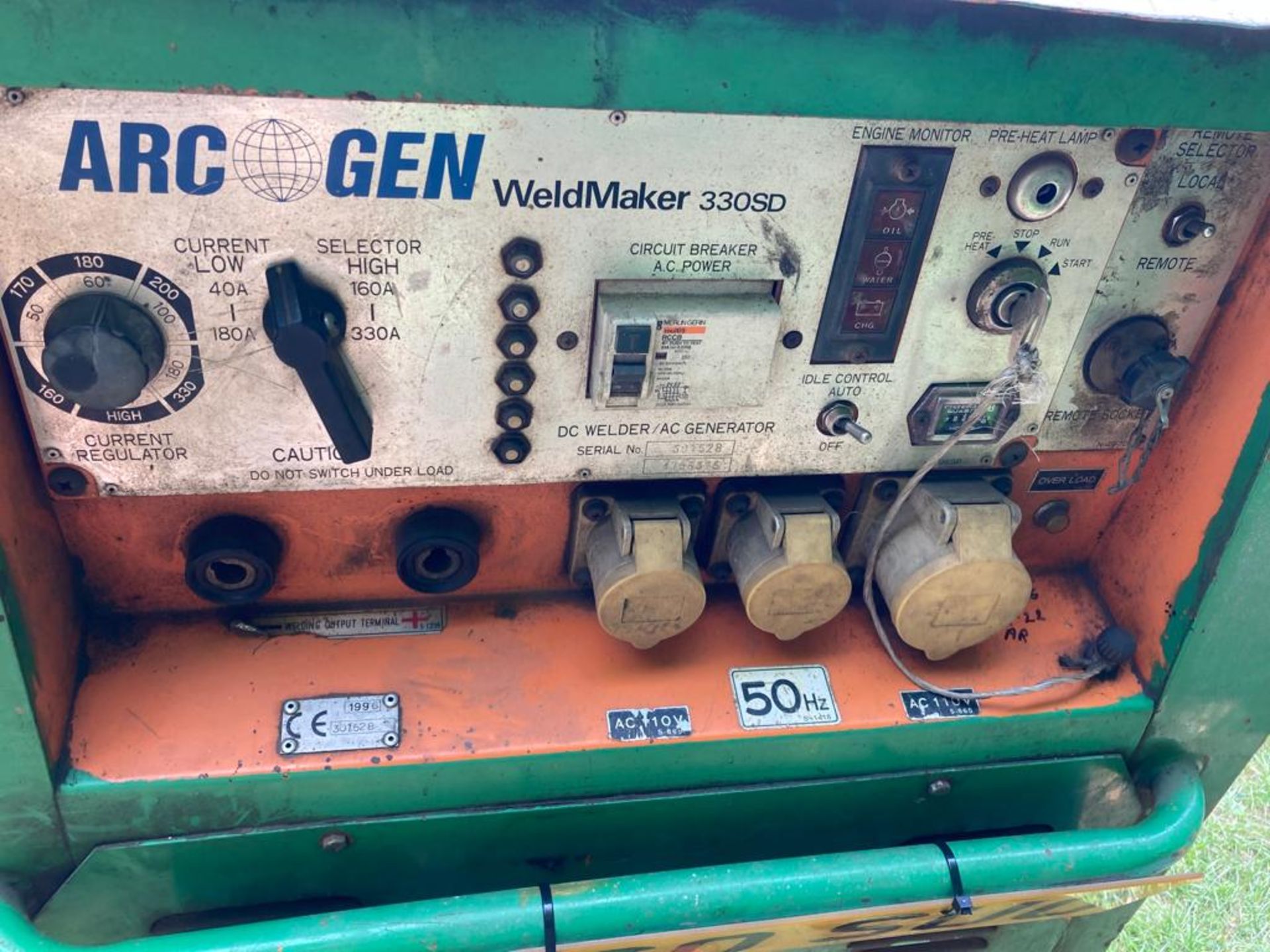 ARC GEN WELD MAKER 330SD *NO VAT* - Bild 4 aus 4