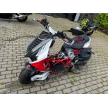 2022 JUST 17 MILES ! ITALJET DRAGSTER 200 E5 RED AND WHITE URBAN SUPER BIKE SCOOTER *NO VAT*