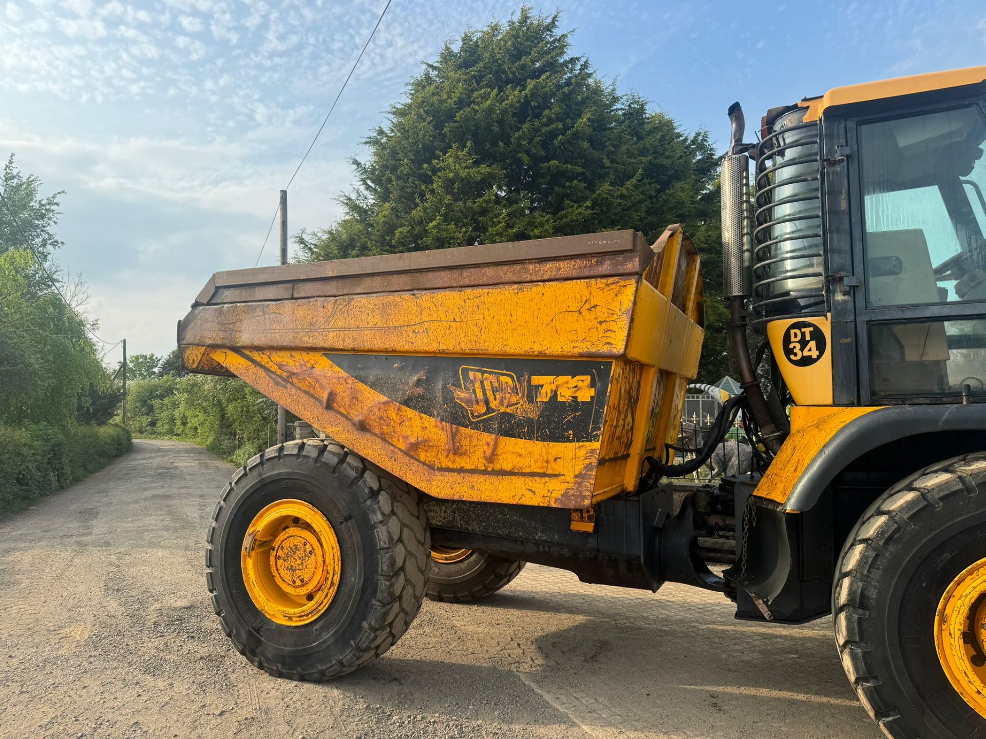 JCB 714 4WD 14 TON DUMP TRUCK ARTICULATED DUMPER *PLUS VAT* - Image 12 of 17