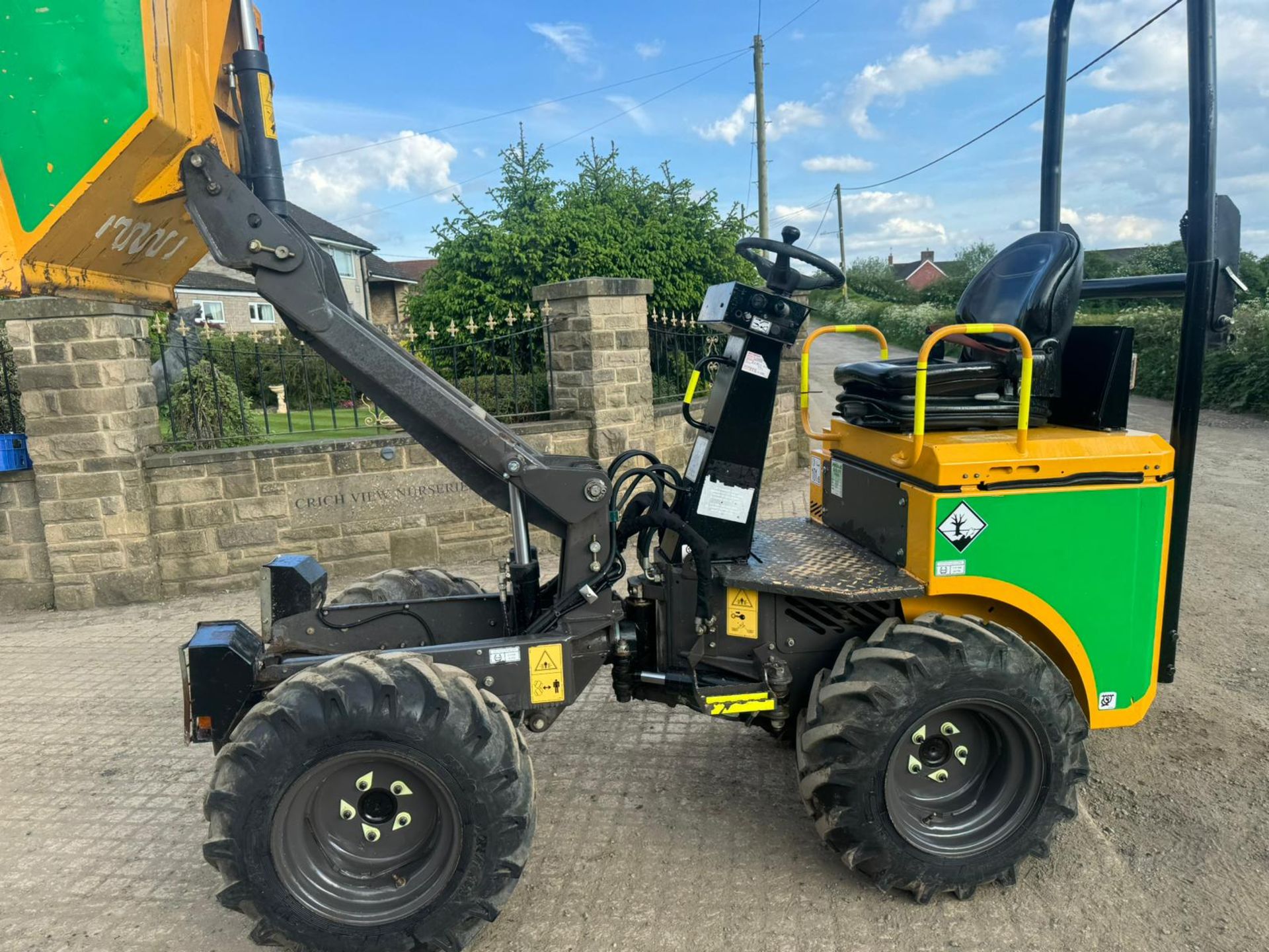 2018 MECALAC TA1EH 1 TON HIGH TIP DUMPER *PLUS VAT* - Image 7 of 13