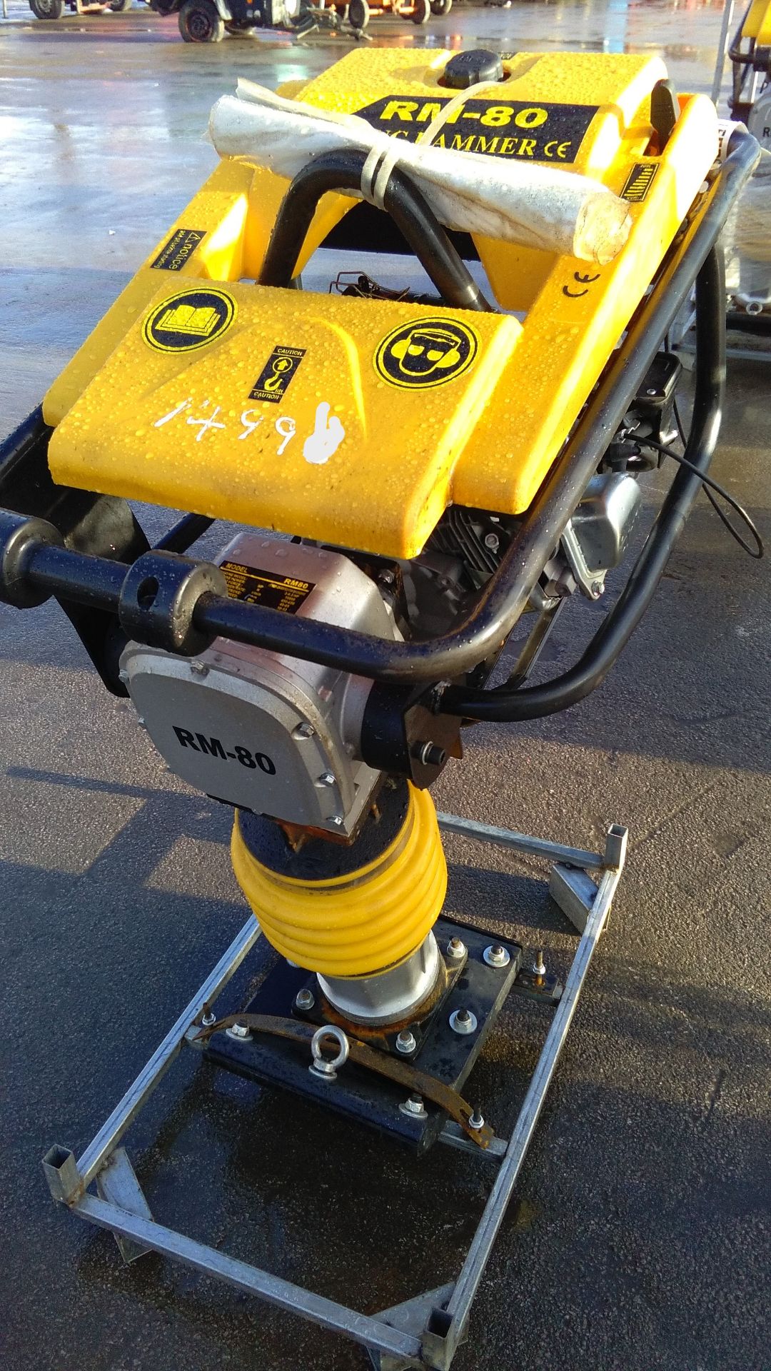 ABE -New Tamping Rammer RM-80. Elephant's foot wacker/vibrating plate ...