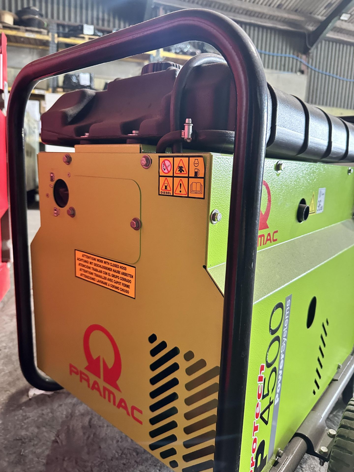 2021 Wheel Mounted Single Phase 4kVA Silent Diesel Generator - VERY LOW HOURS, LIKE NEW *PLUS VAT* - Image 5 of 7