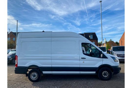 2017/67 REG FORD TRANSIT 350 2.0 DIESEL WHITE PANEL VAN, SHOWING 1 FORMER KEEPER *NO VAT* - Image 9 of 14