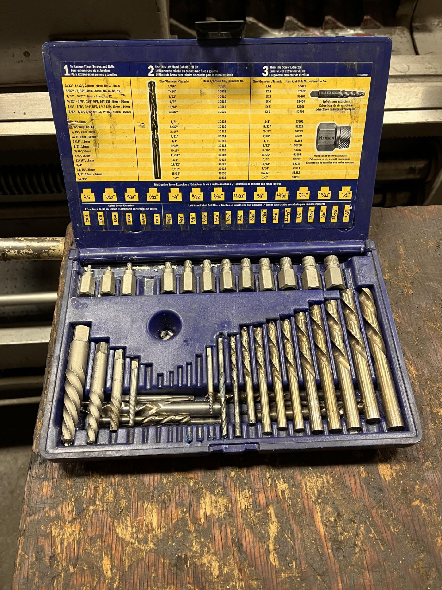 Irwin Master Screw Extractor / Bit Set