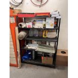 Metal Shelving unit with all contents