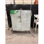 Rolling Metal Cabinet with all contents