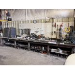 Large work bench, Bottom Shelf Items are included