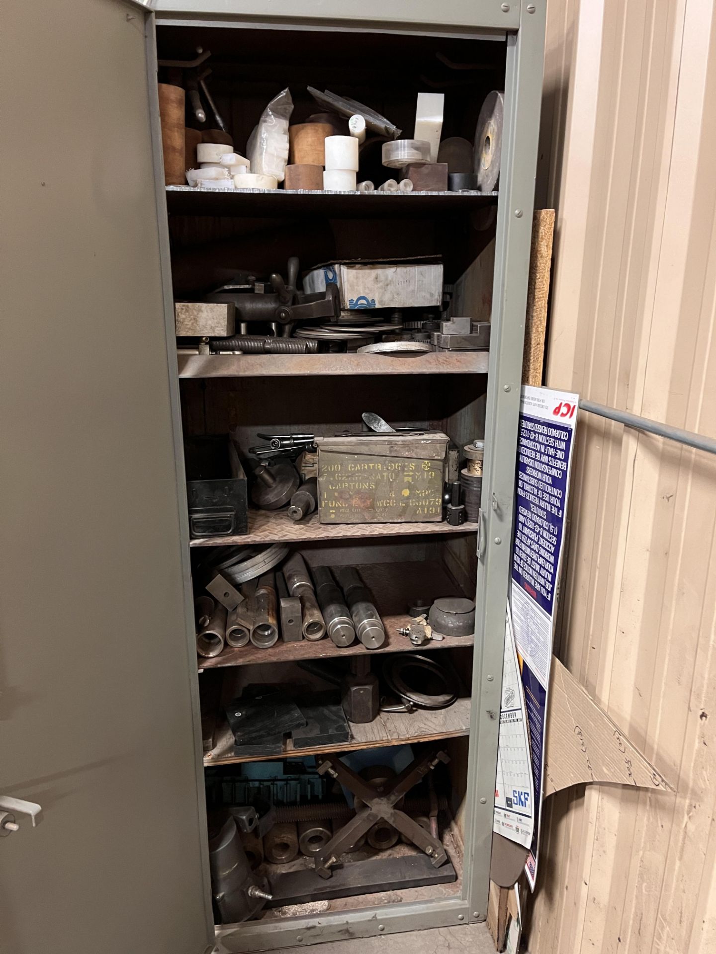 Metal Cabinet with all Contents