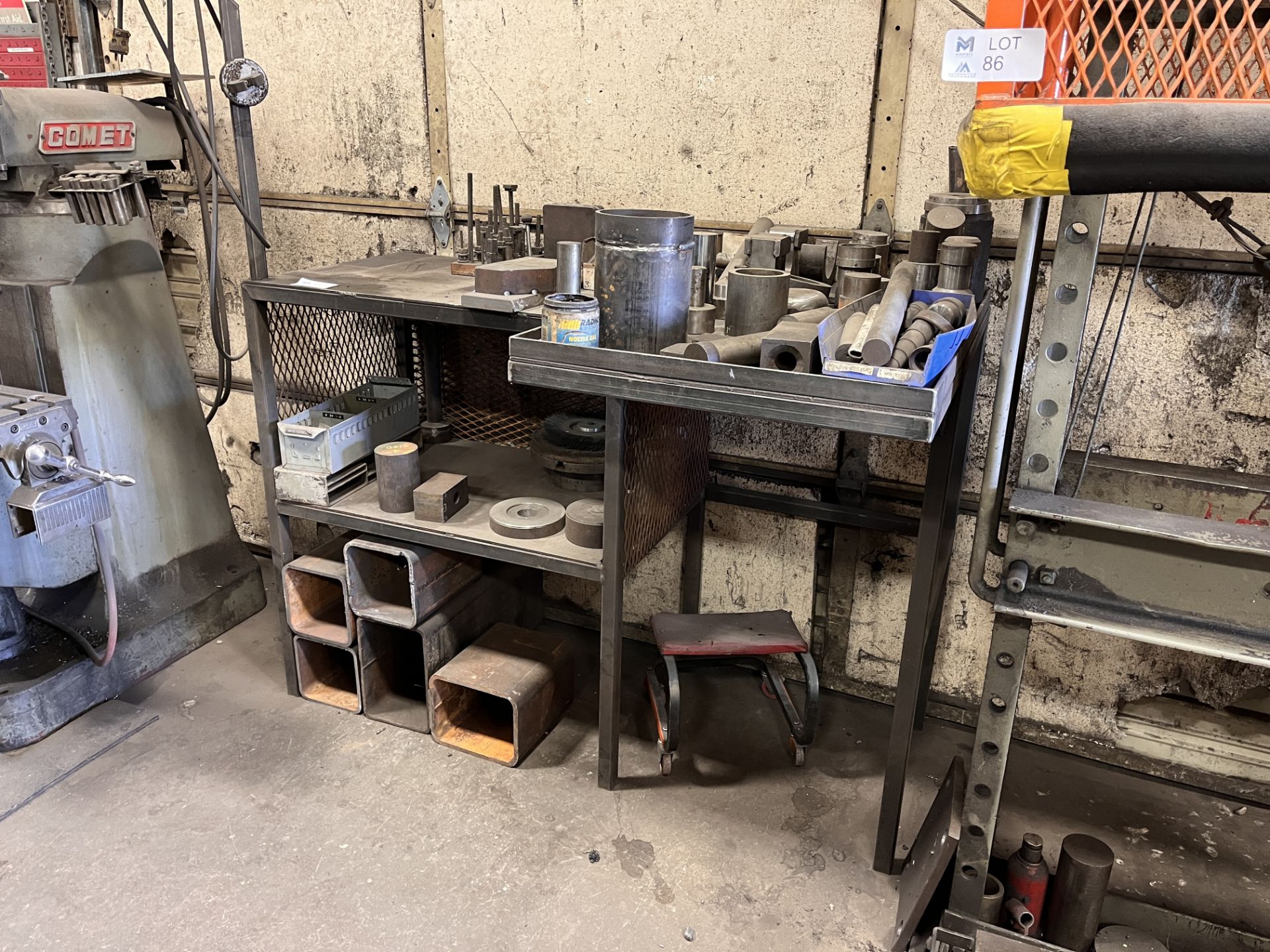 Metal Workbench W/all contents
