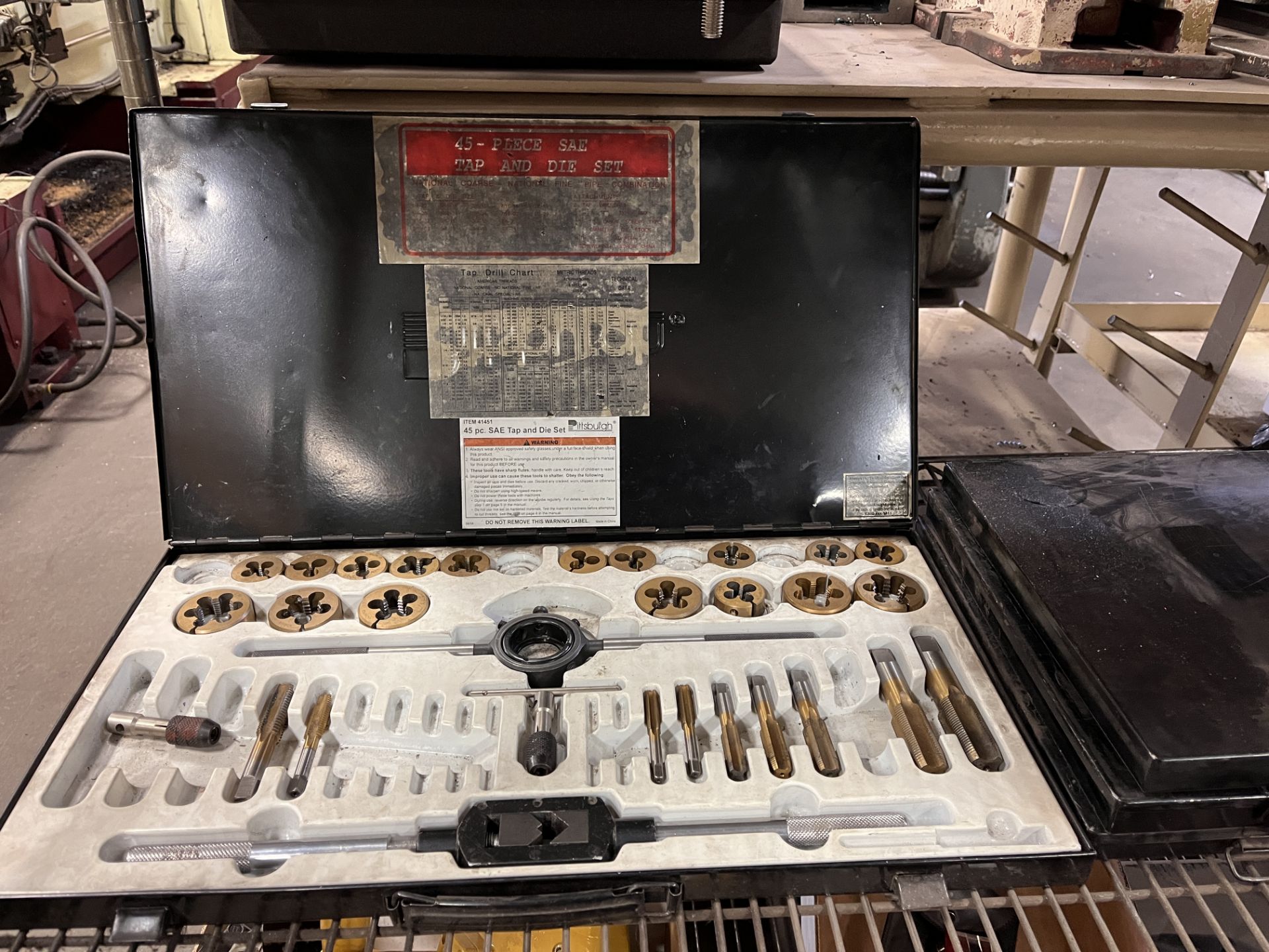 Sotcher 352 Electrical Testing Unit & Metric Tap & Die Set - Image 12 of 15