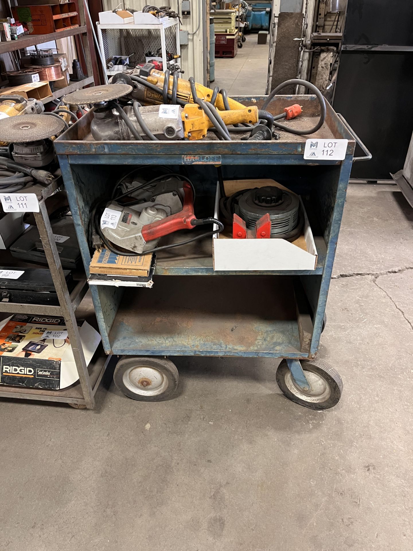 Rolling Metal Cart No Contents