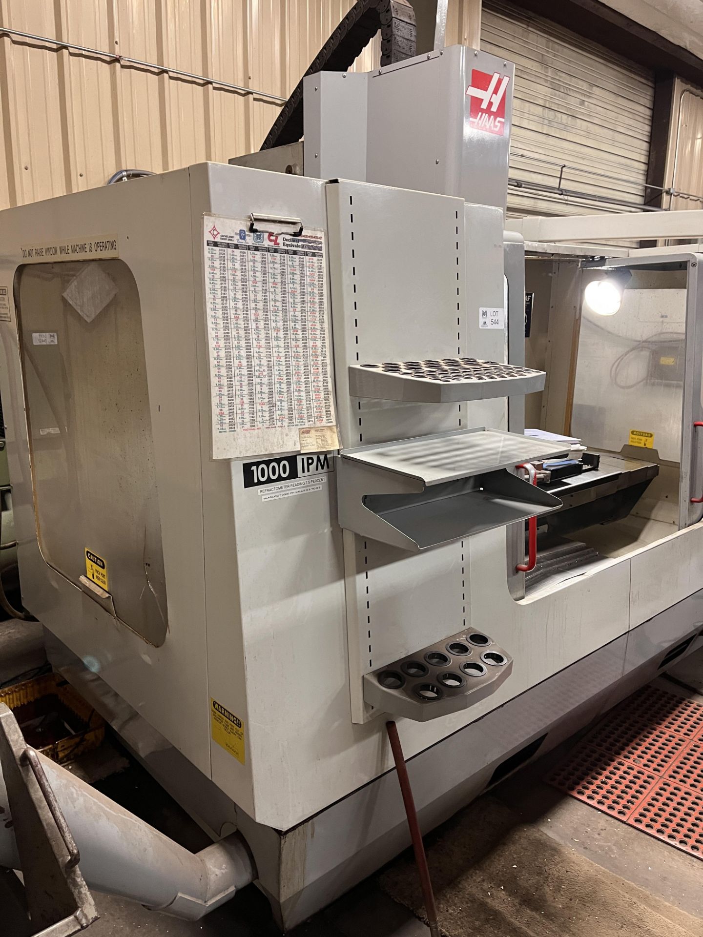 "2002 Haas VF4D CNC Vertical Machining Center, ONLY 4773 hrs, See Lots 545-567 for tooling - Image 2 of 27