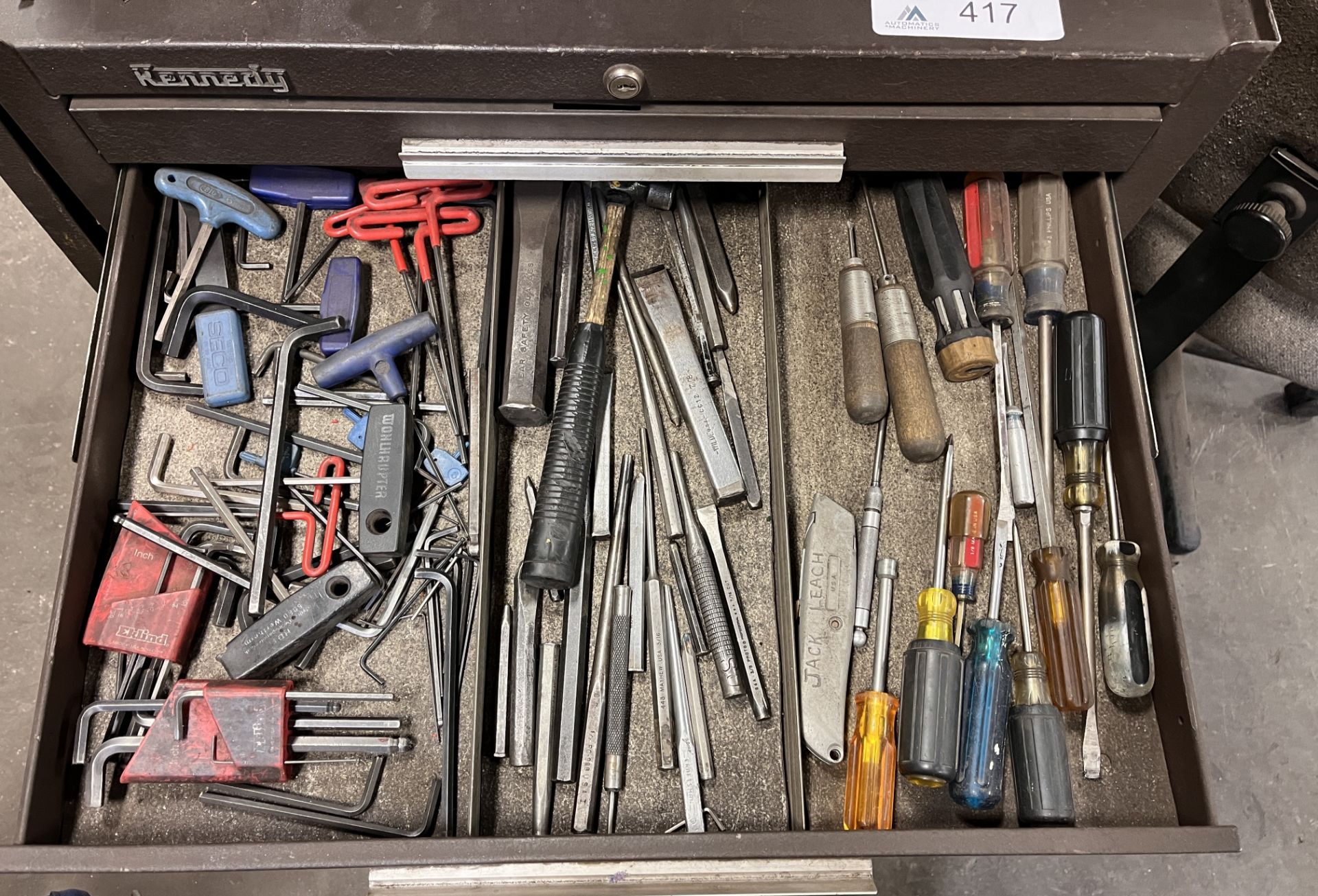 Kennedy Tool Box W/Contents - Image 3 of 9