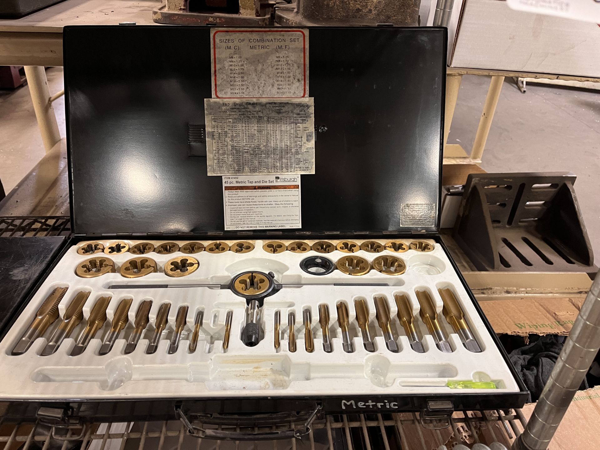 Sotcher 352 Electrical Testing Unit & Metric Tap & Die Set - Image 6 of 15