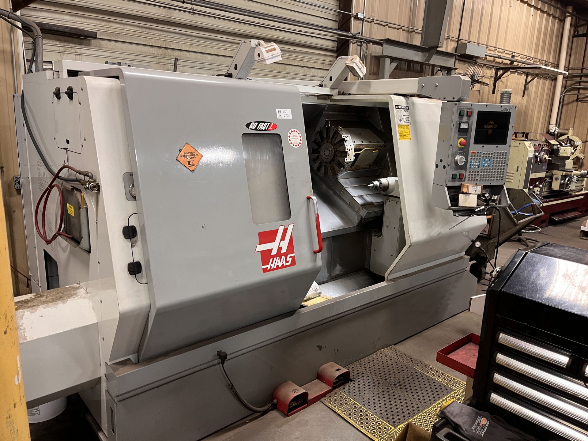 2002 Haas SL-30T CNC Turning Center, ONLY 4367 hrs, See lots to follow for tooling and accessories