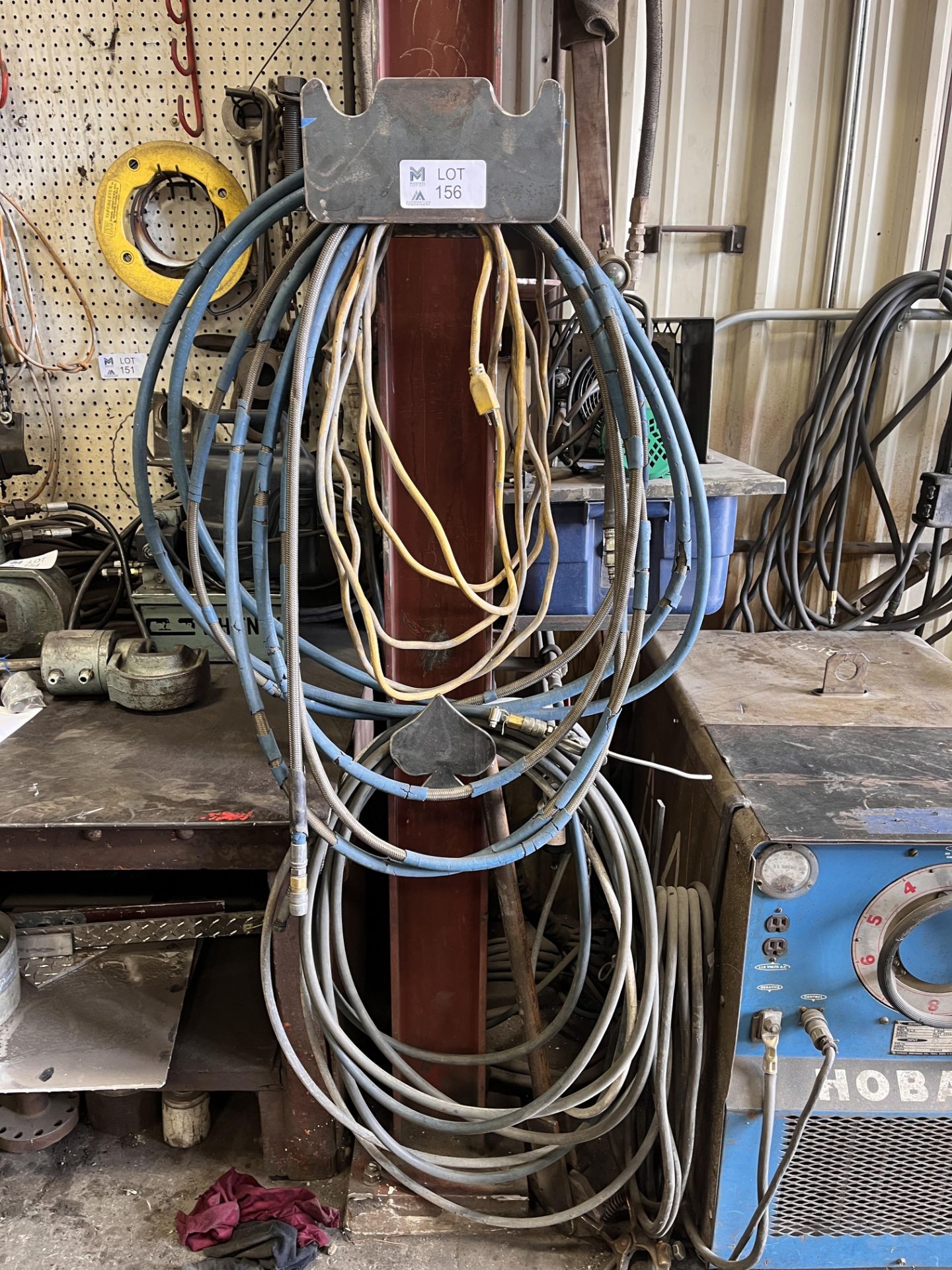 Hobart RG-600 Welder With Yellow arm and Millermatic Wire Feed - Image 6 of 10