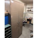 Metal Cabinet W/Contents