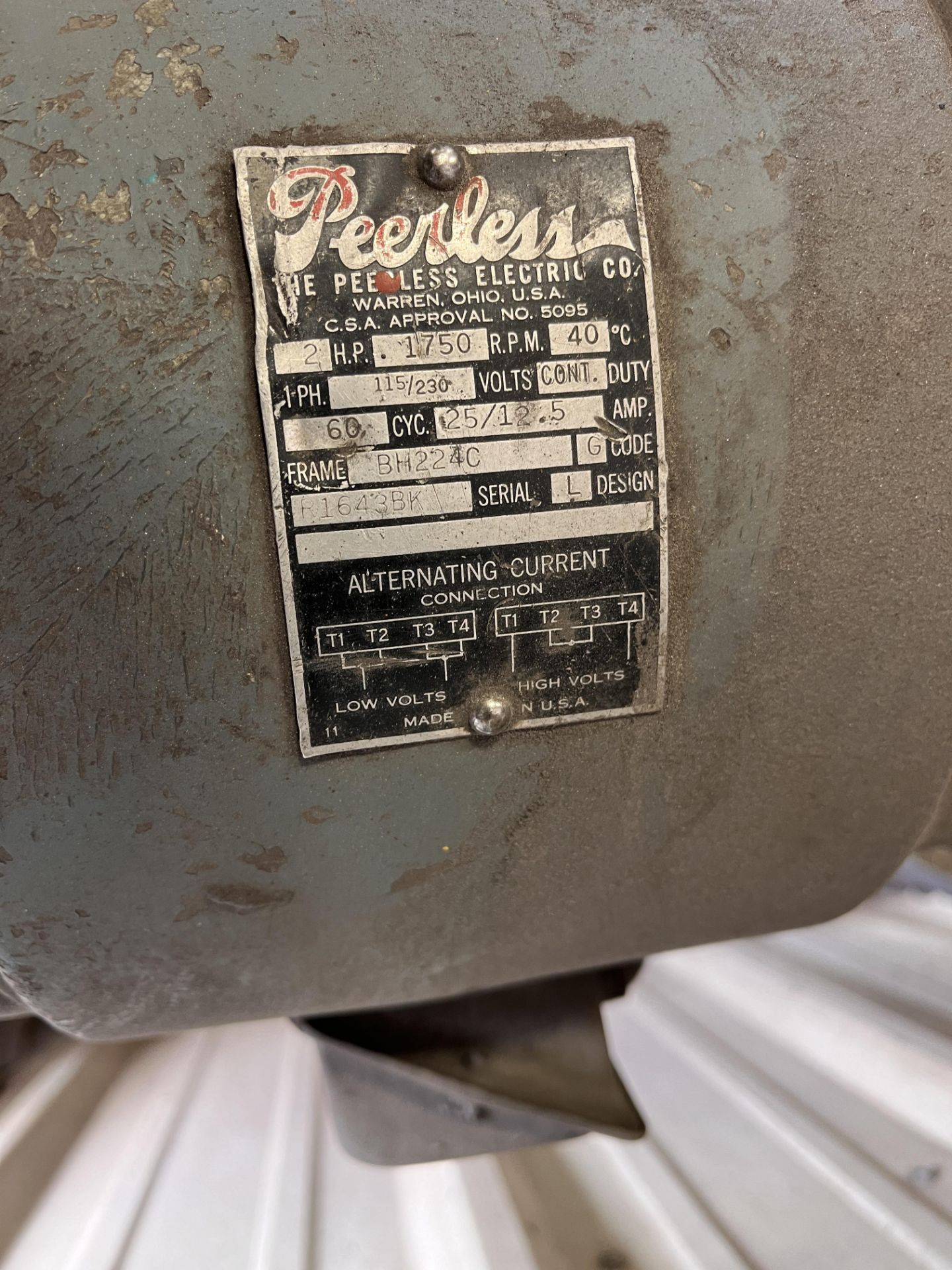 Peerless Pedestal Grinder - Image 2 of 3